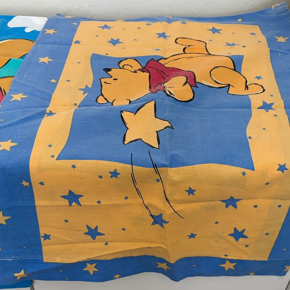 Disney Blue‎ Disney set of 2 standard size pillowcases vintage